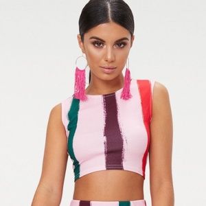 Light Pink Multi Pants Set